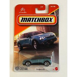 Matchbox Citroen e-C4 1:64 Diecast Car Collectible Blue SUV Toy New in Box